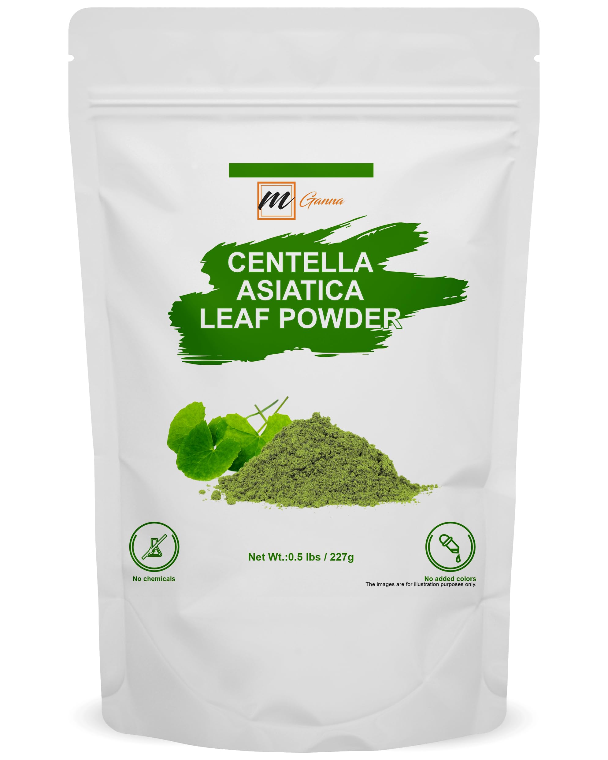 Poudre Gotu Kola mGanna pour le visage, soin naturel