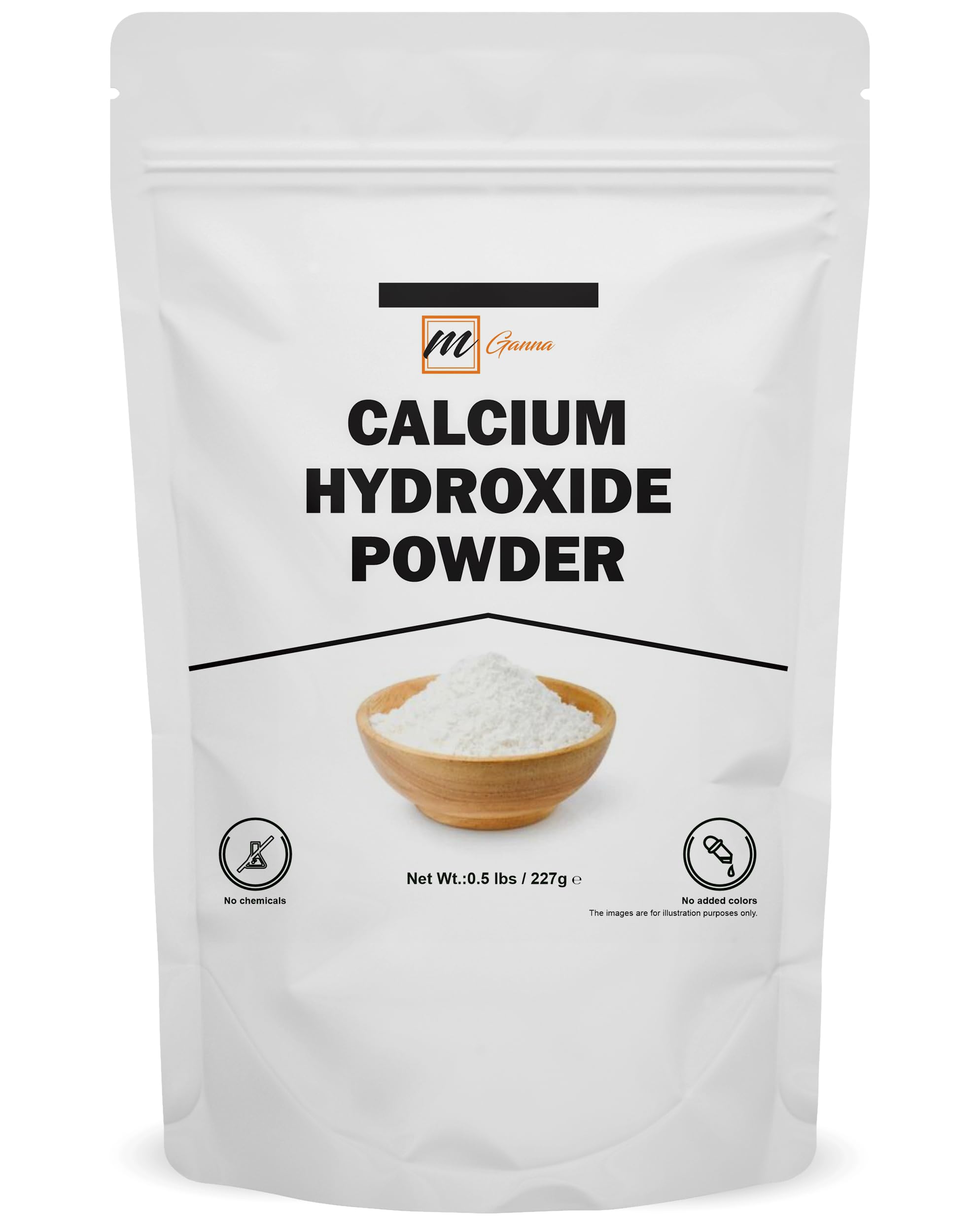 mgGanna poudre hydroxyde calcium pour creme – stabilise le pH cosmétique