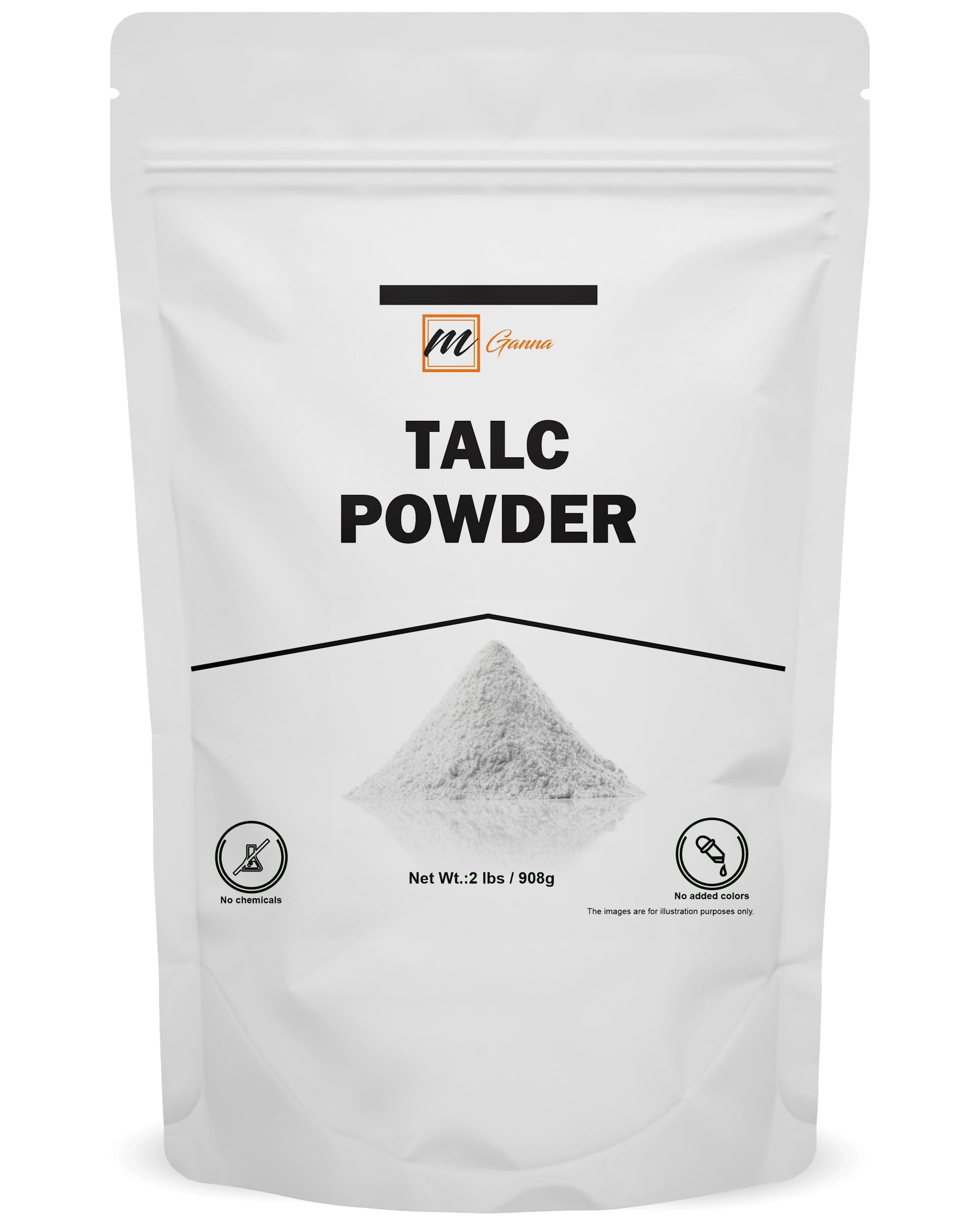 mganna poudre talc visage: texture fine pour un maquillage uniforme