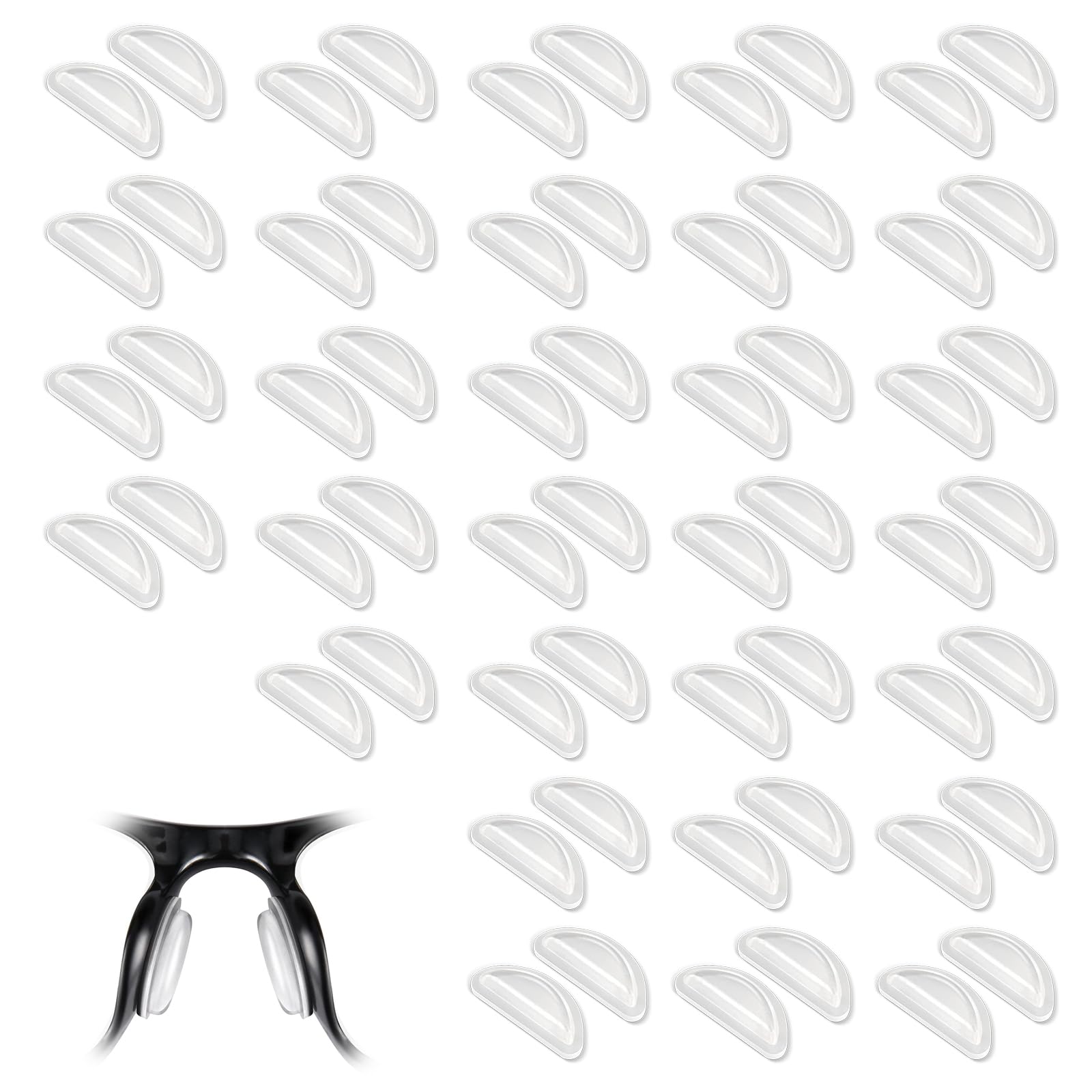 mgmooa plaquettes nez airbag forme D pour plus de confort