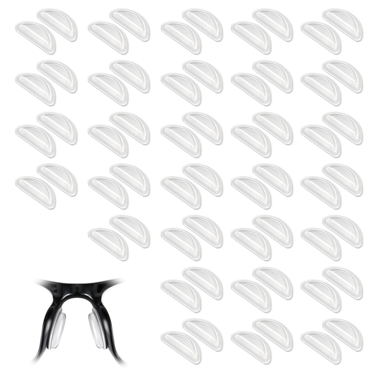 mgmooa plaquettes nez airbag forme D pour plus de confort
