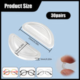 mgmooa coussinets nez silicone doux et adhésif solide