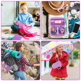 MGZNMTY carabiner violet pratique pour attacher l’étui en voyage.