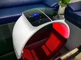 Mhpoycd masque lumière violet stimule une énergie lumineuse douce.