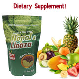 MI FIBRA DIARIA: smoothie prêt avec poudre, utilisation pratique au quotidien.