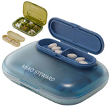 Miao Steward Organisateur portable de pilules avec six compartiments pour voyage.