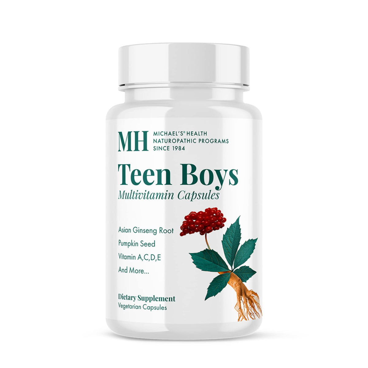 MICHAEL'S ados - multivitamine végétarienne en capsules pour l'énergie quotidienne.