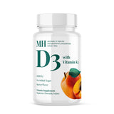 MICHAEL'S D3 K2 tablettes apricot, soutien des os et du système immunitaire.