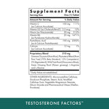 MICHAEL'S Facteurs de Testostérone – comprimés végétariens – format pratique pour routine quotidienne.