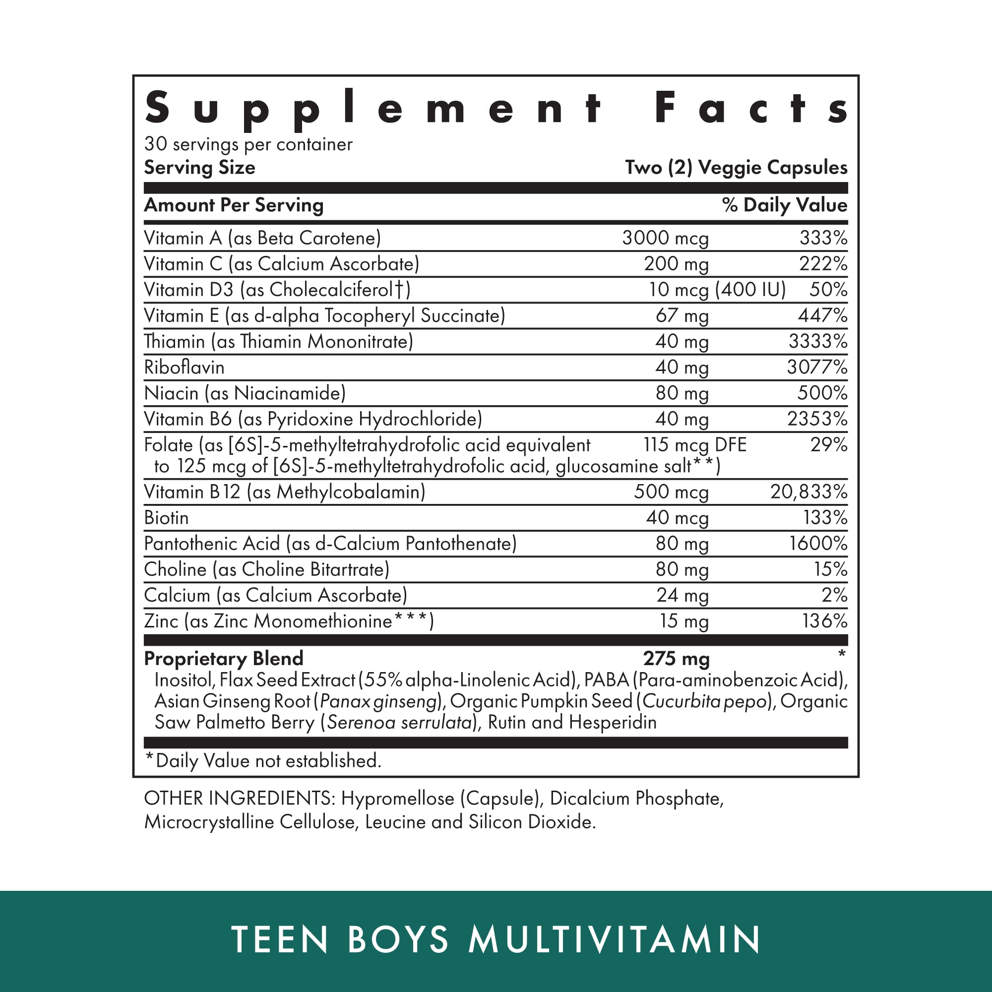MICHAEL'S formule naturopathique pour adolescent - mélange masculin traditionnel.