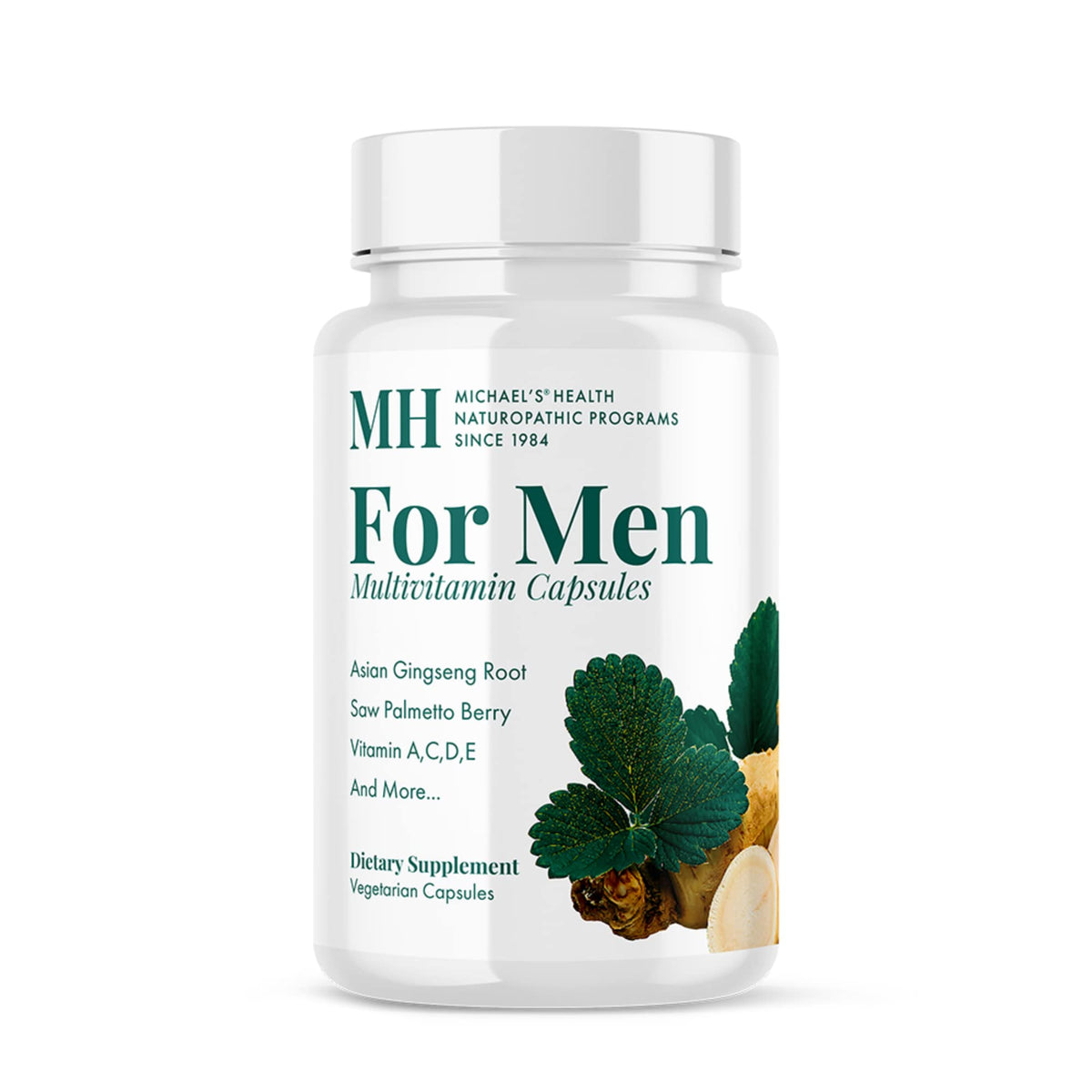 MICHAEL'S programme naturel pour hommes - bouteille multivitamines pour usage quotidien.