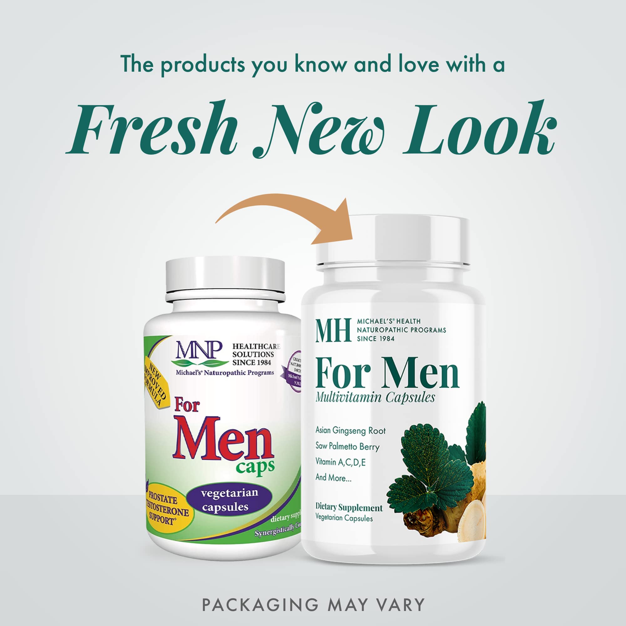 MICHAEL'S capsules saw palmetto pour le soutien potentiel de la prostate.