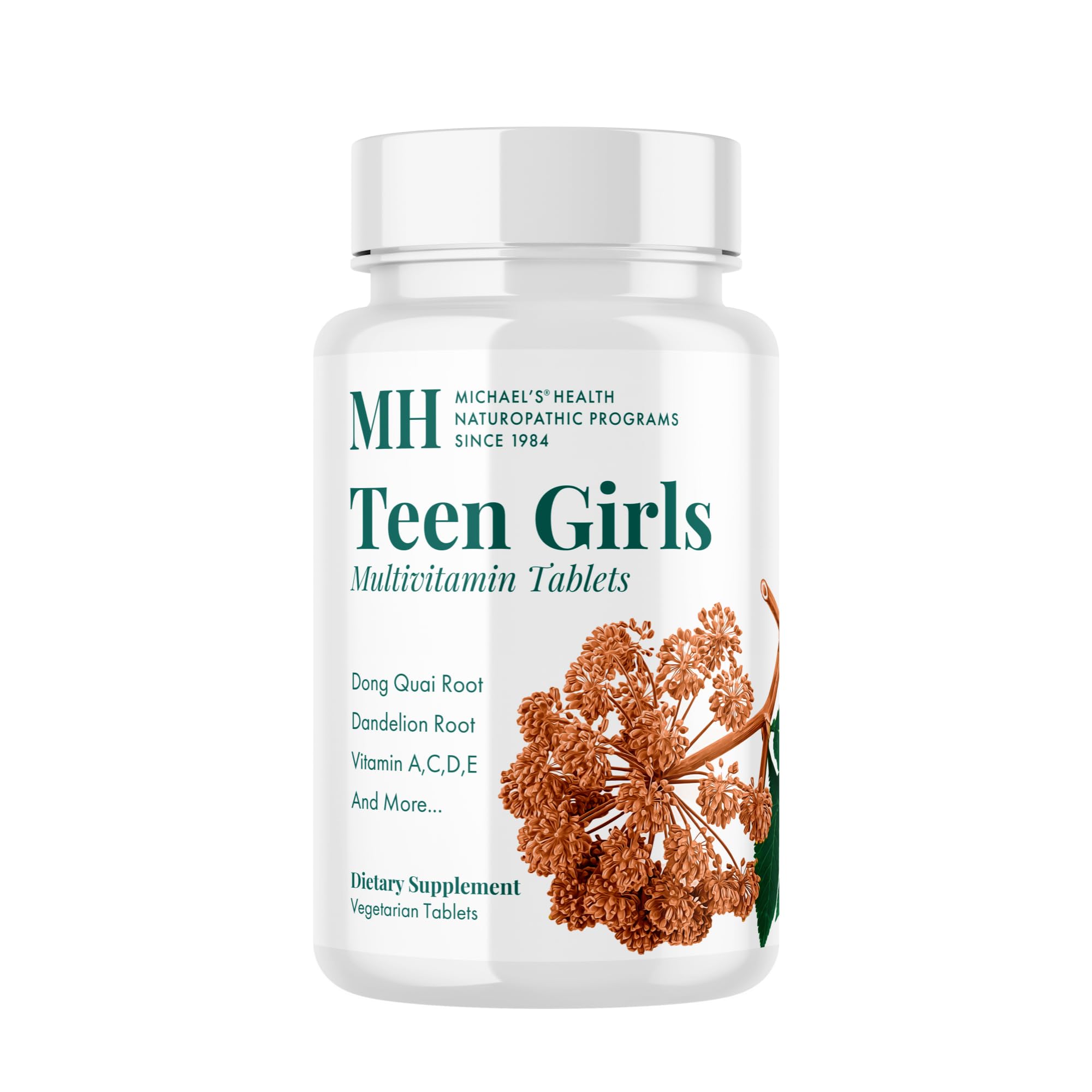 MICHAEL'S multivitamine adolescentes — bouteille pratique, soutien potentiel d'énergie au quotidien.