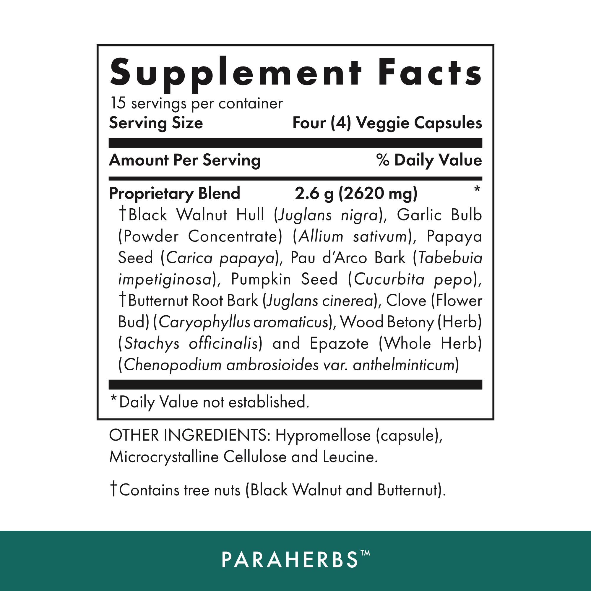 MICHAEL'S Paraherbs – Fibres soutiennent le tractus intestinal.