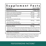 MICHAEL'S Testosterone Factors - composition nutritionnelle et nutriments clés du produit