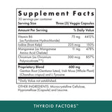 MICHAEL'S Facteurs Thyroïdiens capsules véganes boîte compacte pour routine quotidienne
