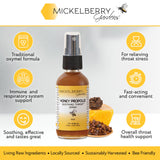 Bouteille spray 2 oz de Mickelberry Gardens, pratique et portable.