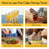 Mickelberry Gardens Fire Cider étiquette et certifications BPF
