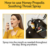 Ingrédients naturels : propolis, miel et vinaigre de cidre pour Mickelberry Gardens.