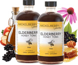 Tonique au sureau Mickelberry Gardens – flacon présentant le produit et le design élégant.