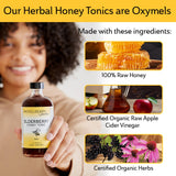 Vinaigre de cidre biologique dans le mélange Mickelberry Gardens, équilibre acide naturel.