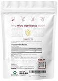 Gélule Micro Ingredients acide hyaluronique 25 mg pour peau hydratée
