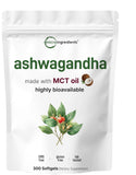 Micro Ingredients Ashwagandha, bouteille-capsules, intégration facile dans la routine.
