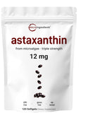 Micro Ingredients Astaxanthine emballage capsules, source naturelle d'antioxydants pour le quotidien