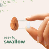 Calcium 1200 mg D3 K2 de Micro Ingredients sans gluten et sans soja, adapté à certains régimes.
