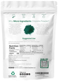 Micro Ingredients chlorelle biologique: poudre crue prête à être mélangée dans vos recettes.
