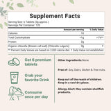 Micro Ingredients chlorelle: paroi cellulaire rompue facilite l'assimilation potentielle des nutriments.