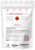 Capsules CoQ10 Micro Ingredients, texture douce et digestion facilitée grâce au MCT.