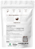 Emballage Micro Ingredients D3-K2, 300 gélules pour une utilisation longue.