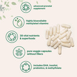 Micro Ingredients Prenatal, DHA Omega-3 en capsules, soutien potentiel au développement cérébral