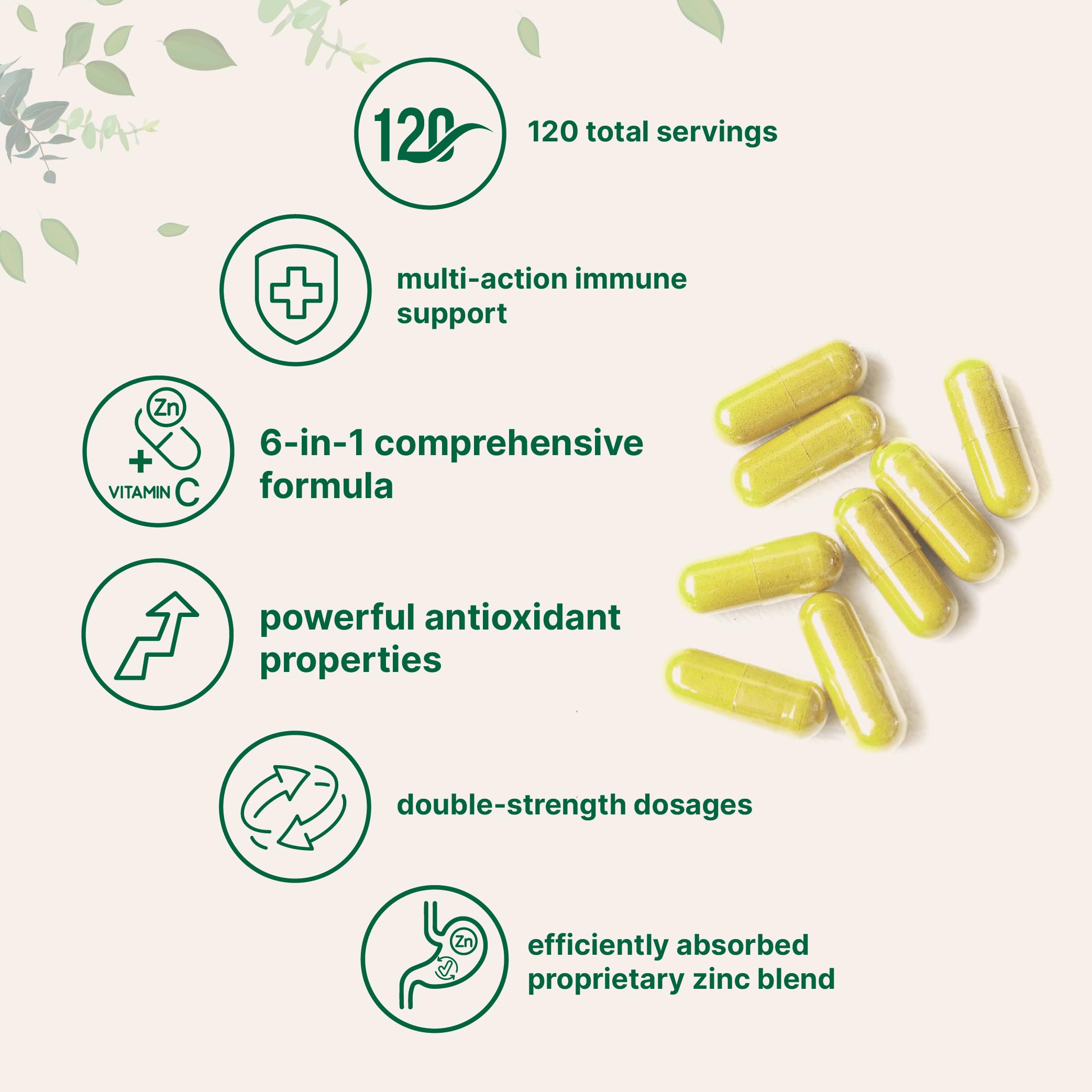 Emballage Micro Ingredients : 240 gélules, 120 portions