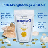 EPA et DHA par portion Micro Ingredients, soutien nutritionnel quotidien.