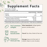 Extrait de cimifuga racemosa Micro Ingredients, gélules associées à l’onagre