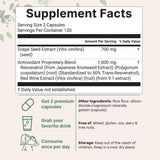 Micro Ingredients Extrait de Graines de Raisin – capsules faciles à prendre pour un apport polyphénol quotidien.