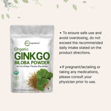 Feuilles d’un arbre de 10 ans extrait en poudre Micro Ingredients.