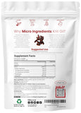 Micro Ingredients dosage 2000 mg par portion, simplicité quotidienne.
