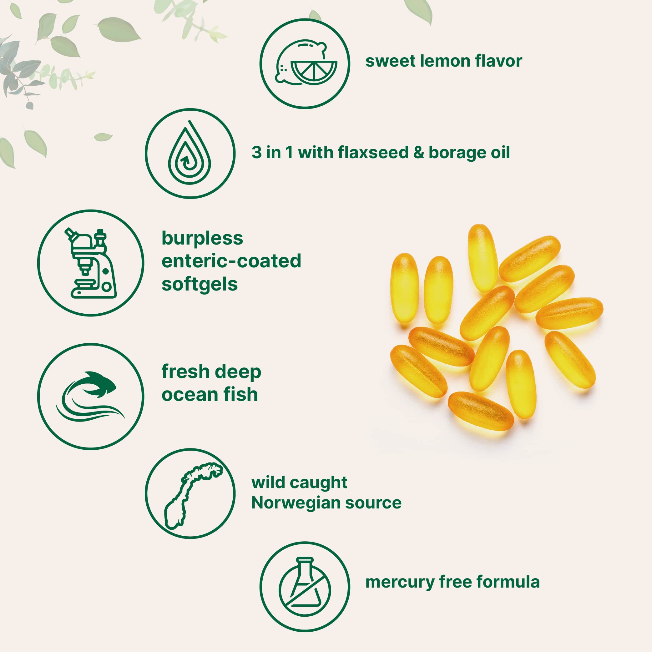 Micro Ingredients huile poisson norvégienne sauvage – source d’oméga purifiée