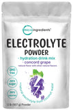 Micro Ingredients électrolyte en poudre goût Concord Grape pour une hydratation rafraîchissante