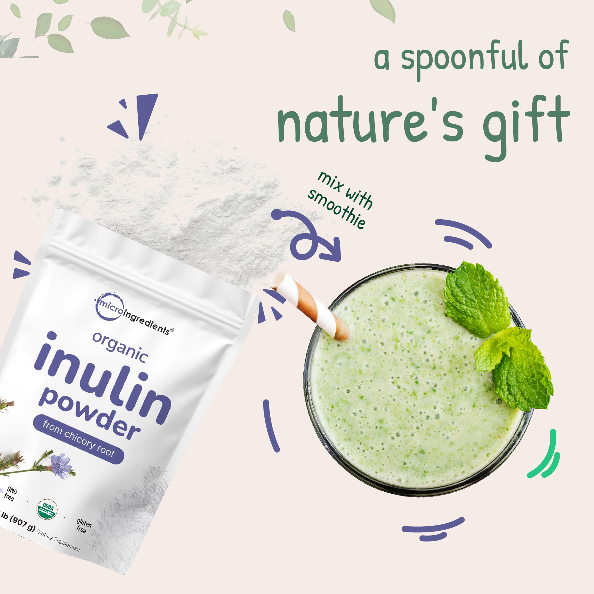 Emballage Micro Ingredients sans additifs ni allergènes courants