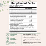 Micro Ingredients Liver Advanced+ – etiquette du produit avec recommandations et bénéfices potentiels.
