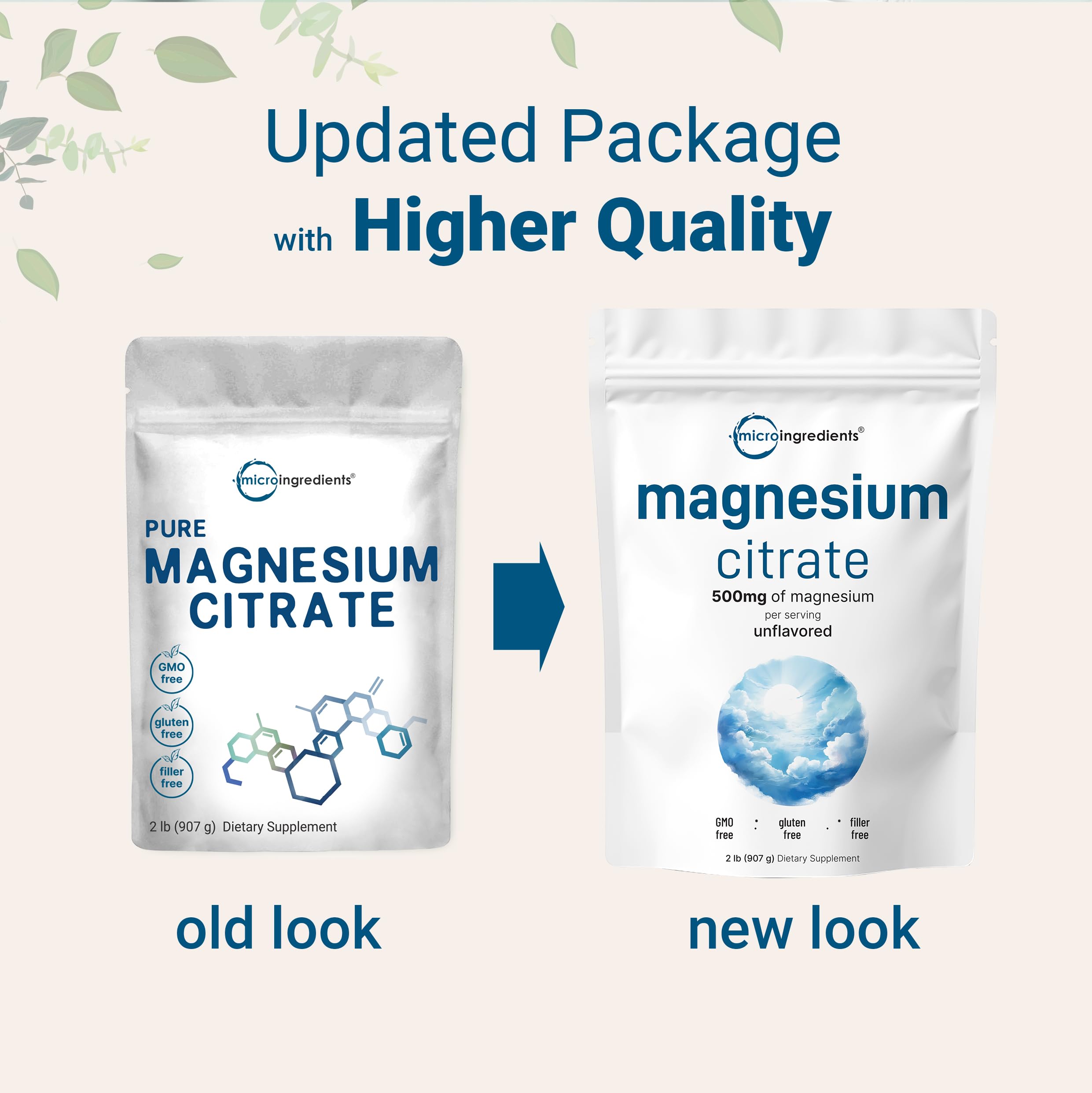 Magnésium citrate Micro Ingredients offrant une absorption rapide.