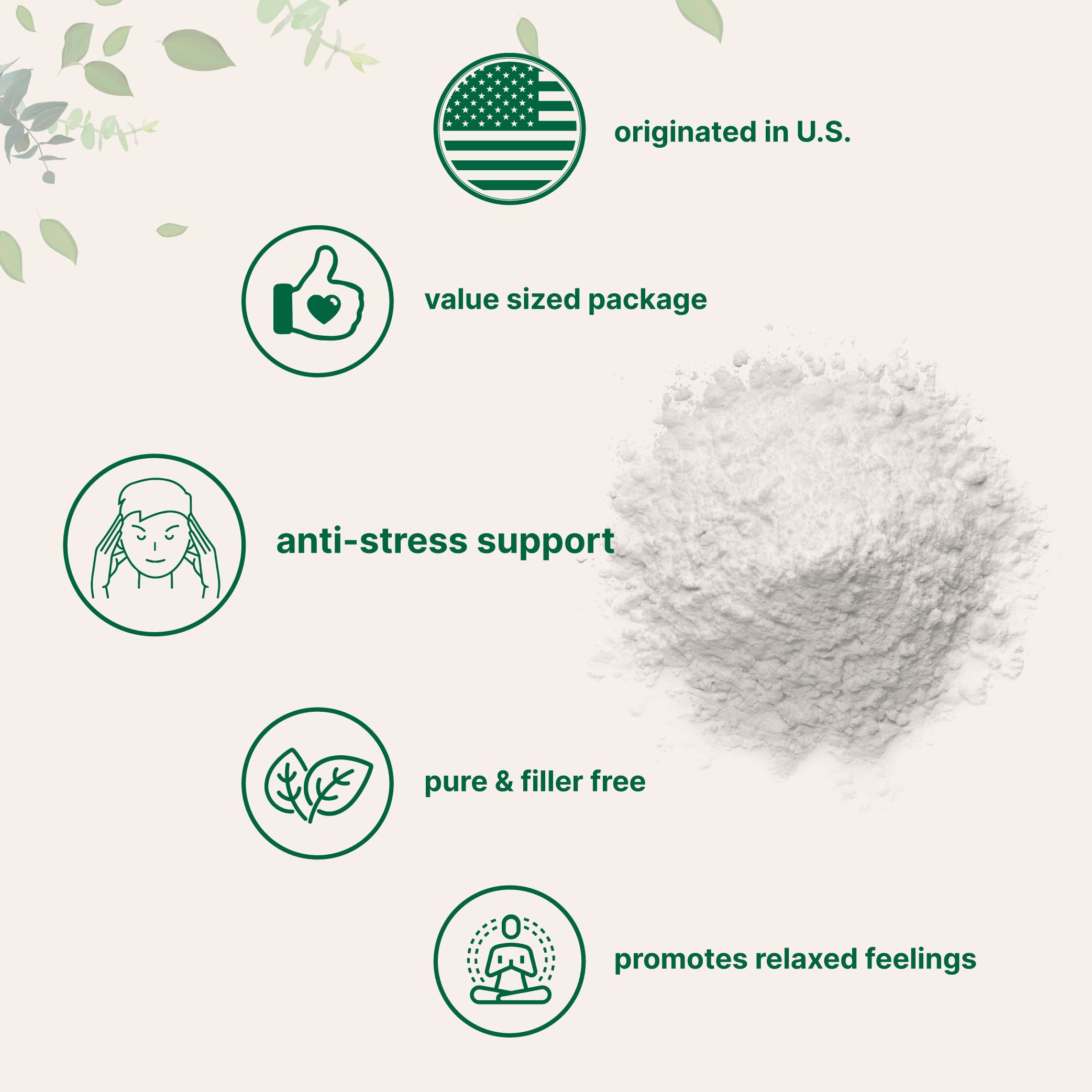 Poudre magnésium citrate Micro Ingredients sans OGM et végan.
