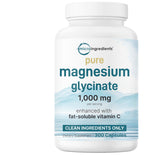 Micro Ingredients Magnésium Glycinate 1000 mg — bouteille pratique pour prise quotidienne