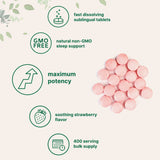 Mélatonine Micro Ingredients sans gluten et sans OGM, formule pure et adaptée.