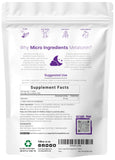Mélatonine Micro Ingredients saveur fraise naturelle, rituel nocturne agréable.