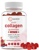 Gommes Micro Ingredients Multi Collagen dans une bouteille, pratique pour la routine beauté.